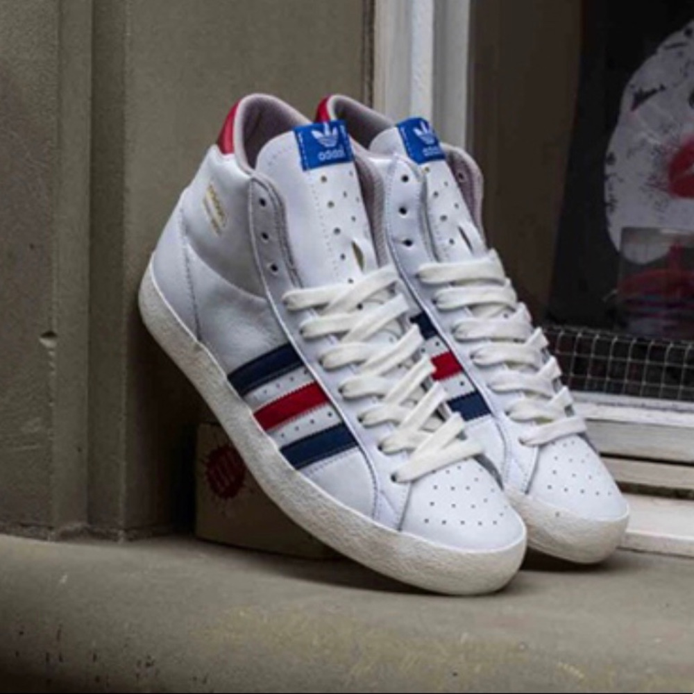 Adidas Basket Profi Hi Sneakers Size 42 View 3